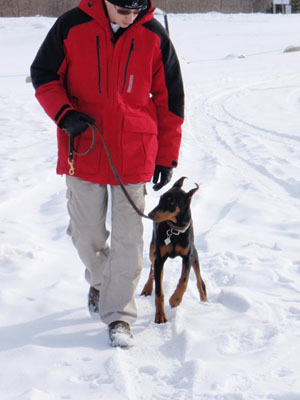 Trainer Josiah Neuman and Boot Camp Graduate Moses